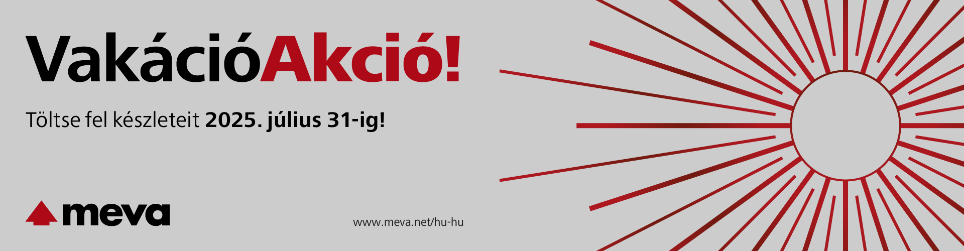 VakációAkció Meva zsalukra