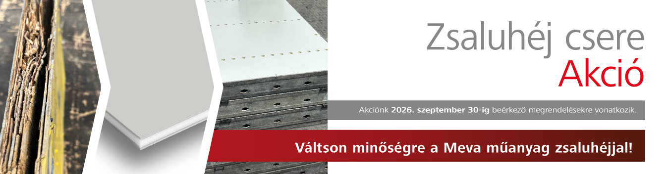 Zsaluhéj csere akció: váltson minőségre a Meva műanyag zsaluhéjjal!