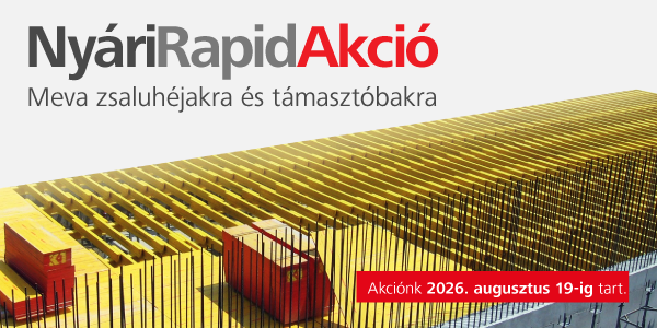 A Meva fa födémzsaluinak minden építkezésen ott a helye